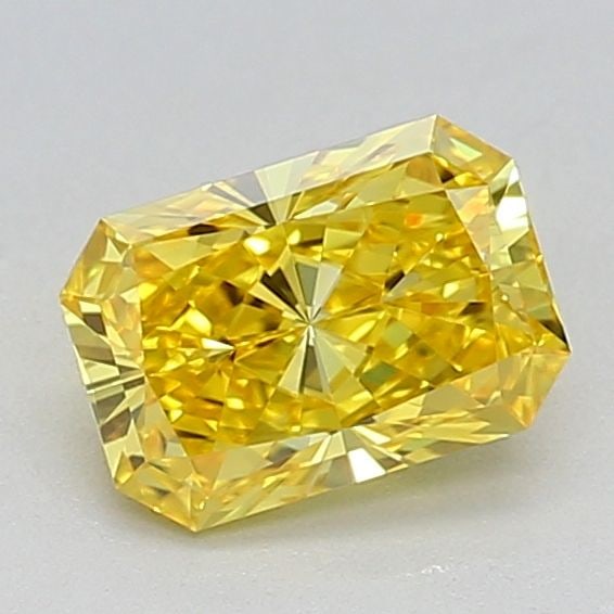 Loose Diamond - RADIANT 0.52ct Fancy Vivid Yellow VVS1: Loose Diamond - RADIANT 0.52ct Fancy Vivid Yellow VVS1 Source: This is a real non-mined Diamond that has been grown in a lab Shape: RADIANT Carats: 0.52 Color: Fancy Vivid Yellow Certification: IGI Vi
