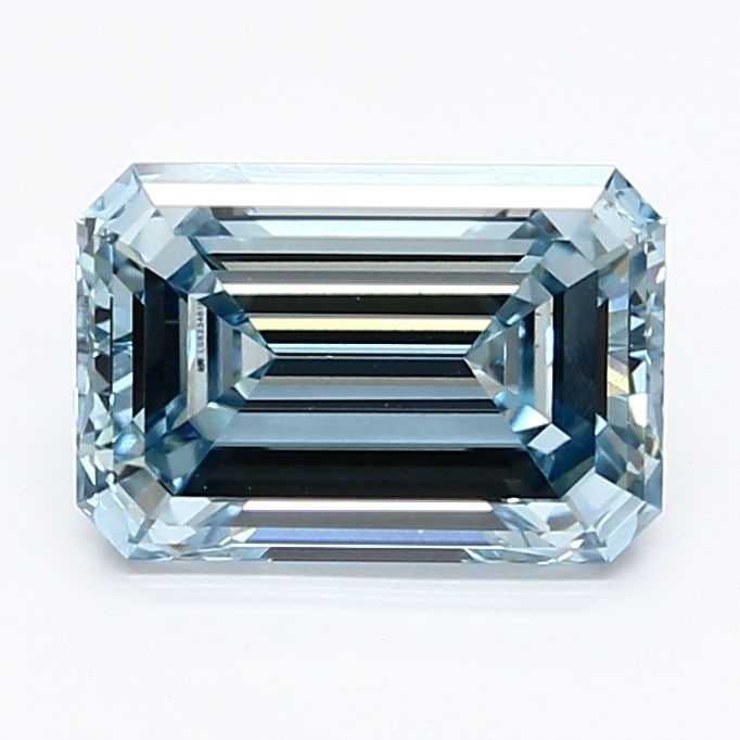 Loose Diamond - EMERALD 1.88ct Fancy Intense Blue VS1: Loose Diamond - EMERALD 1.88ct Fancy Intense Blue VS1 Source: This is a real non-mined Diamond that has been grown in a lab Shape: EMERALD Carats: 1.88 Color: Fancy Intense Blue Certification: IGI Vid