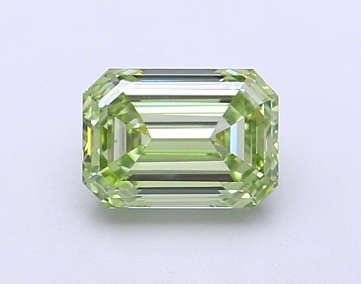 Loose Diamond - EMERALD 1.11ct Fancy Vivid Green VS1: Loose Diamond - EMERALD 1.11ct Fancy Vivid Green VS1 Source: This is a real non-mined Diamond that has been grown in a lab Shape: EMERALD Carats: 1.11 Color: Fancy Vivid Green Certification: IGI Video