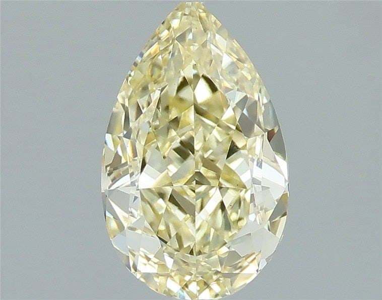 Loose Diamond - PEAR 1.04ct Fancy Light Yellow VS1: Loose Diamond - PEAR 1.04ct Fancy Light Yellow VS1 Source: This is a real non-mined Diamond that has been grown in a lab Shape: PEAR Carats: 1.04 Color: Fancy Light Yellow Certification: IGI Video:
