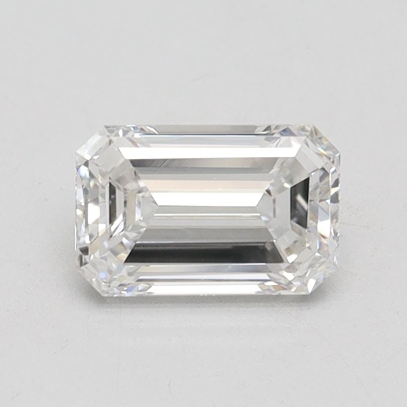 Loose Diamond - EMERALD 1.01ct F VS1: Loose Diamond - EMERALD 1.01ct F VS1 Source: This is a real non-mined Diamond that has been grown in a lab Shape: EMERALD Carats: 1.01 Color: F Clarity: VS1 Certification: IGI Video: