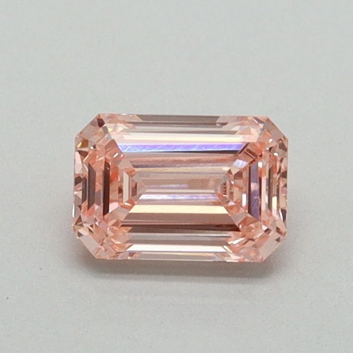Loose Diamond - EMERALD 0.55ct Fancy Intense Pink VS1: Loose Diamond - EMERALD 0.55ct Fancy Intense Pink VS1 Source: This is a real non-mined Diamond that has been grown in a lab Shape: EMERALD Carats: 0.55 Color: Fancy Intense Pink Certification: IGI Vid