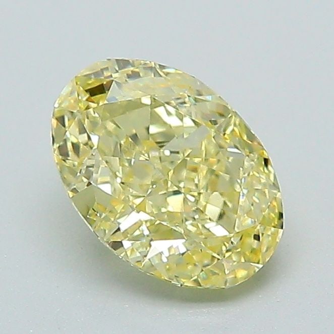 Loose Diamond - OVAL 1.1ct Fancy Intense Yellow VS1: Loose Diamond - OVAL 1.1ct Fancy Intense Yellow VS1 Source: This is a real non-mined Diamond that has been grown in a lab Shape: OVAL Carats: 1.1 Color: Fancy Intense Yellow Certification: IGI Video: