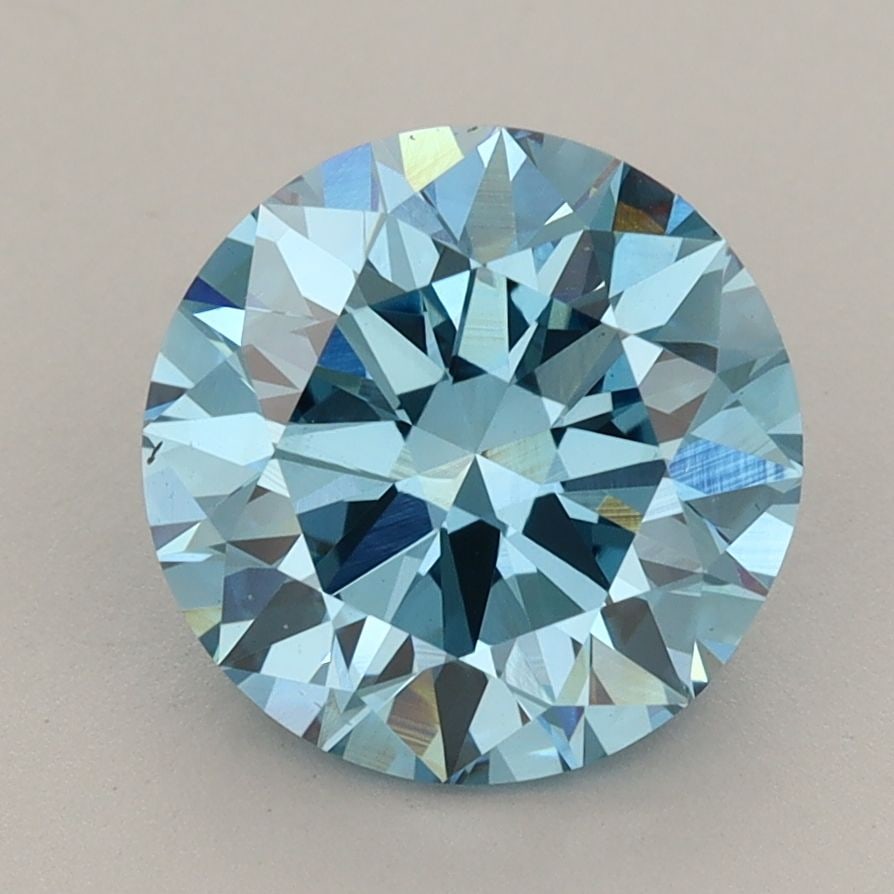 Ideal Loose Diamond - ROUND 2.99ct Fancy Vivid Blue VS2: Ideal Loose Diamond - ROUND 2.99ct Fancy Vivid Blue VS2 Source: This is a real non-mined Diamond that has been grown in a lab Shape: ROUND Carats: 2.99 Color: Fancy Vivid Blue Certification: IGI Video