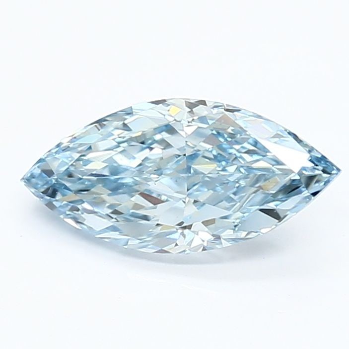 Loose Diamond - MARQUISE 1.47ct Fancy Vivid Blue VS1: Loose Diamond - MARQUISE 1.47ct Fancy Vivid Blue VS1 Source: This is a real non-mined Diamond that has been grown in a lab Shape: MARQUISE Carats: 1.47 Color: Fancy Vivid Blue Certification: IGI Video