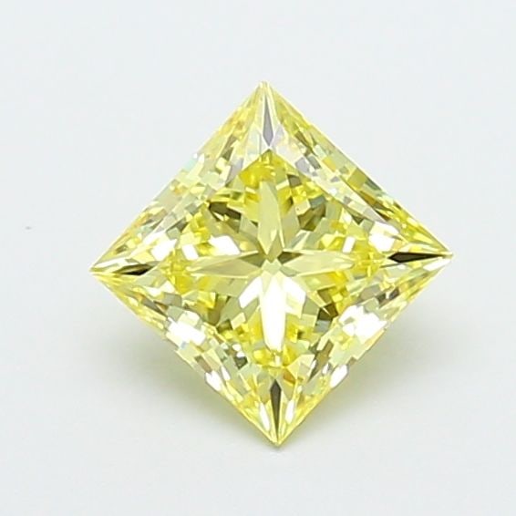 Loose Diamond - PRINCESS 1.07ct Fancy Intense Yellow VS1: Loose Diamond - PRINCESS 1.07ct Fancy Intense Yellow VS1 Source: This is a real non-mined Diamond that has been grown in a lab Shape: PRINCESS Carats: 1.07 Color: Fancy Intense Yellow Certification: I