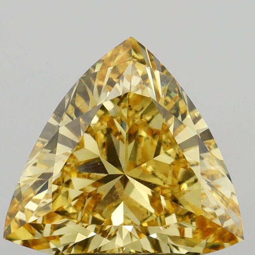 Loose Diamond - TRIANGULAR 1.9ct Fancy Intense Yellow VS1 (1 of 1)