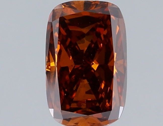 Loose Diamond - CUSHION MODIFIED 1.02ct Fancy Deep Orange VS1: Loose Diamond - CUSHION MODIFIED 1.02ct Fancy Deep Orange VS1 Source: This is a real non-mined Diamond that has been grown in a lab Shape: CUSHION MODIFIED Carats: 1.02 Color: Fancy Deep Orange Certif