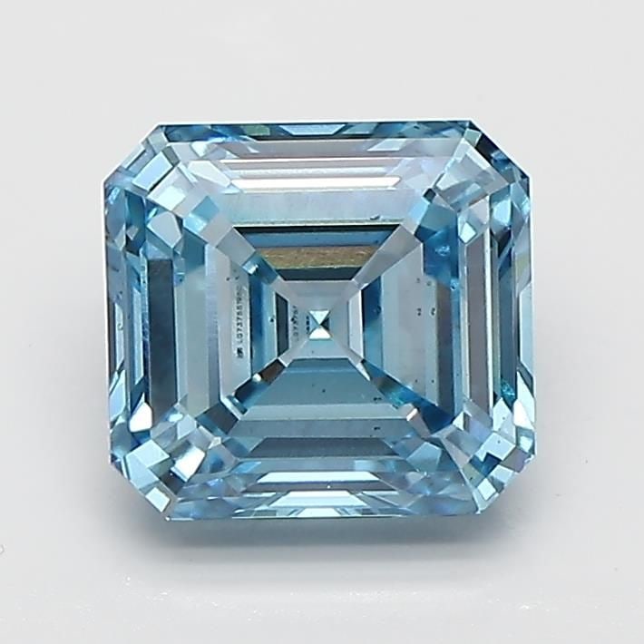 Loose Diamond - EMERALD 3.0ct Fancy Vivid Blue VS2: Loose Diamond - EMERALD 3.0ct Fancy Vivid Blue VS2 Source: This is a real non-mined Diamond that has been grown in a lab Shape: EMERALD Carats: 3.0 Color: Fancy Vivid Blue Certification: IGI Video:
