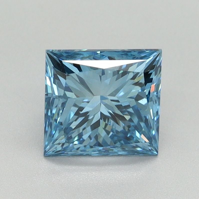 Loose Diamond - PRINCESS 1.52ct Fancy Vivid Blue VS1: Loose Diamond - PRINCESS 1.52ct Fancy Vivid Blue VS1 Source: This is a real non-mined Diamond that has been grown in a lab Shape: PRINCESS Carats: 1.52 Color: Fancy Vivid Blue Certification: IGI Video