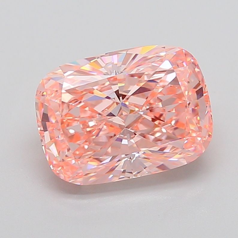 Loose Diamond - CUSHION MODIFIED 6.09ct Fancy Vivid Pink VVS2: Loose Diamond - CUSHION MODIFIED 6.09ct Fancy Vivid Pink VVS2 Source: This is a real non-mined Diamond that has been grown in a lab Shape: CUSHION MODIFIED Carats: 6.09 Color: Fancy Vivid Pink Certifi