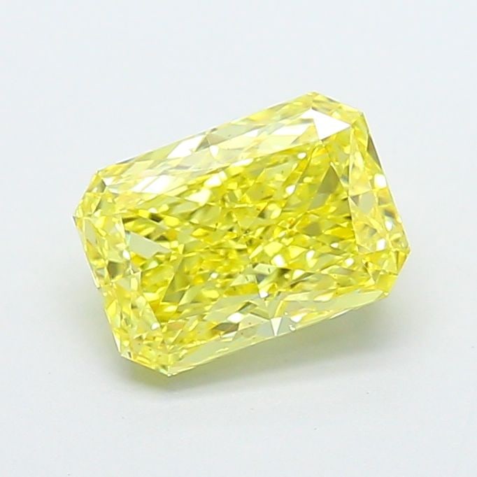 Loose Diamond - RADIANT 2.01ct Fancy Vivid Yellow VS2: Loose Diamond - RADIANT 2.01ct Fancy Vivid Yellow VS2 Source: This is a real non-mined Diamond that has been grown in a lab Shape: RADIANT Carats: 2.01 Color: Fancy Vivid Yellow Certification: IGI Vid