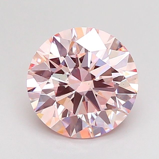 Ideal Loose Diamond - ROUND 2.09ct Fancy Pink VS2: Ideal Loose Diamond - ROUND 2.09ct Fancy Pink VS2 Source: This is a real non-mined Diamond that has been grown in a lab Shape: ROUND Carats: 2.09 Color: Fancy Pink Certification: IGI Video: