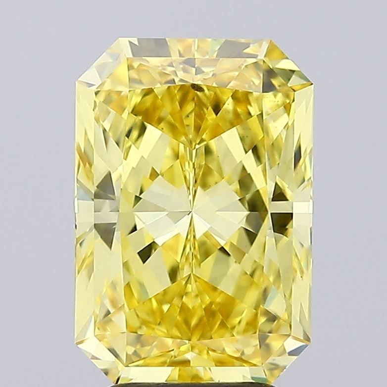 Loose Diamond - RADIANT 4.04ct Fancy Vivid Yellow VS1: Loose Diamond - RADIANT 4.04ct Fancy Vivid Yellow VS1 Source: This is a real non-mined Diamond that has been grown in a lab Shape: RADIANT Carats: 4.04 Color: Fancy Vivid Yellow Certification: IGI Vid