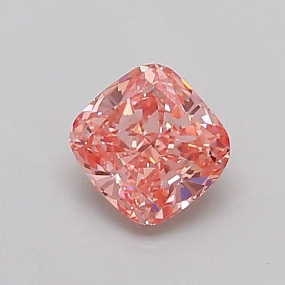 Loose Diamond - CUSHION MODIFIED 0.51ct Fancy Intense Pink VS2: Loose Diamond - CUSHION MODIFIED 0.51ct Fancy Intense Pink VS2 Source: This is a real non-mined Diamond that has been grown in a lab Shape: CUSHION MODIFIED Carats: 0.51 Color: Fancy Intense Pink Cert