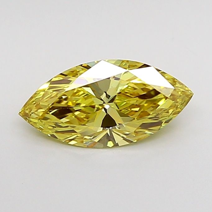 Loose Diamond - MARQUISE 1.0ct Fancy Intense Yellow VS1: Loose Diamond - MARQUISE 1.0ct Fancy Intense Yellow VS1 Source: This is a real non-mined Diamond that has been grown in a lab Shape: MARQUISE Carats: 1.0 Color: Fancy Intense Yellow Certification: IGI