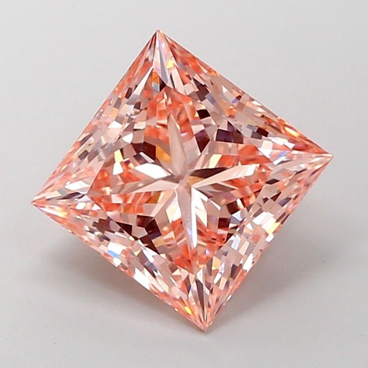 Loose Diamond - PRINCESS 4.07ct Fancy Intense Pink VS2: Loose Diamond - PRINCESS 4.07ct Fancy Intense Pink VS2 Source: This is a real non-mined Diamond that has been grown in a lab Shape: PRINCESS Carats: 4.07 Color: Fancy Intense Pink Certification: IGI V