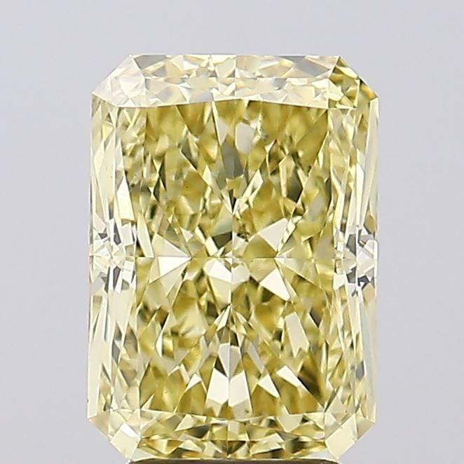 Loose Diamond - RADIANT 4.03ct Fancy Intense Yellow VS1: Loose Diamond - RADIANT 4.03ct Fancy Intense Yellow VS1 Source: This is a real non-mined Diamond that has been grown in a lab Shape: RADIANT Carats: 4.03 Color: Fancy Intense Yellow Certification: IGI