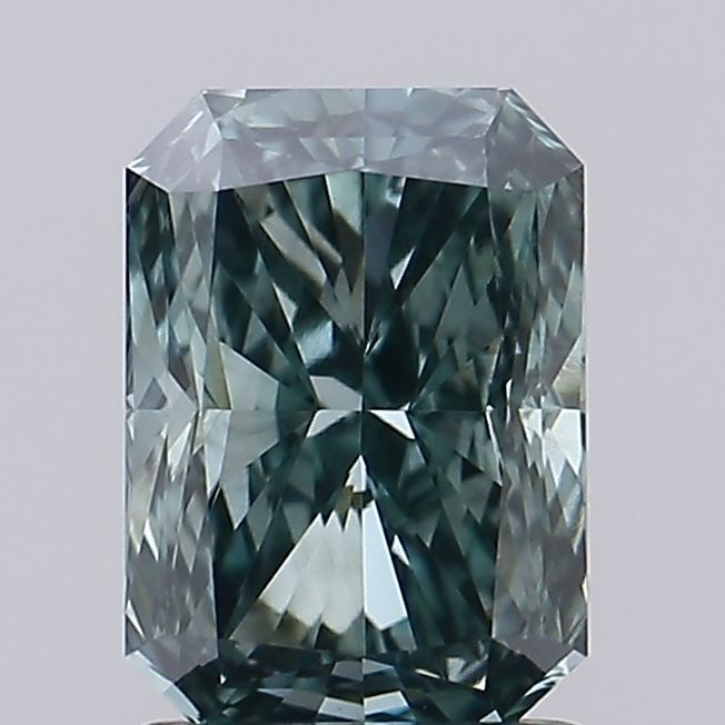 Loose Diamond - RADIANT 1.42ct Fancy Intense Green VS2: Loose Diamond - RADIANT 1.42ct Fancy Intense Green VS2 Source: This is a real non-mined Diamond that has been grown in a lab Shape: RADIANT Carats: 1.42 Color: Fancy Intense Green Certification: IGI V