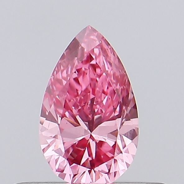 Loose Diamond - PEAR 0.31ct Fancy Vivid Pink VS2: Loose Diamond - PEAR 0.31ct Fancy Vivid Pink VS2 Source: This is a real non-mined Diamond that has been grown in a lab Shape: PEAR Carats: 0.31 Color: Fancy Vivid Pink Certification: IGI Video: