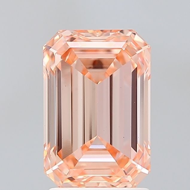 Loose Diamond - EMERALD 2.6ct Fancy Intense Pink VS1: Loose Diamond - EMERALD 2.6ct Fancy Intense Pink VS1 Source: This is a real non-mined Diamond that has been grown in a lab Shape: EMERALD Carats: 2.6 Color: Fancy Intense Pink Certification: IGI Video