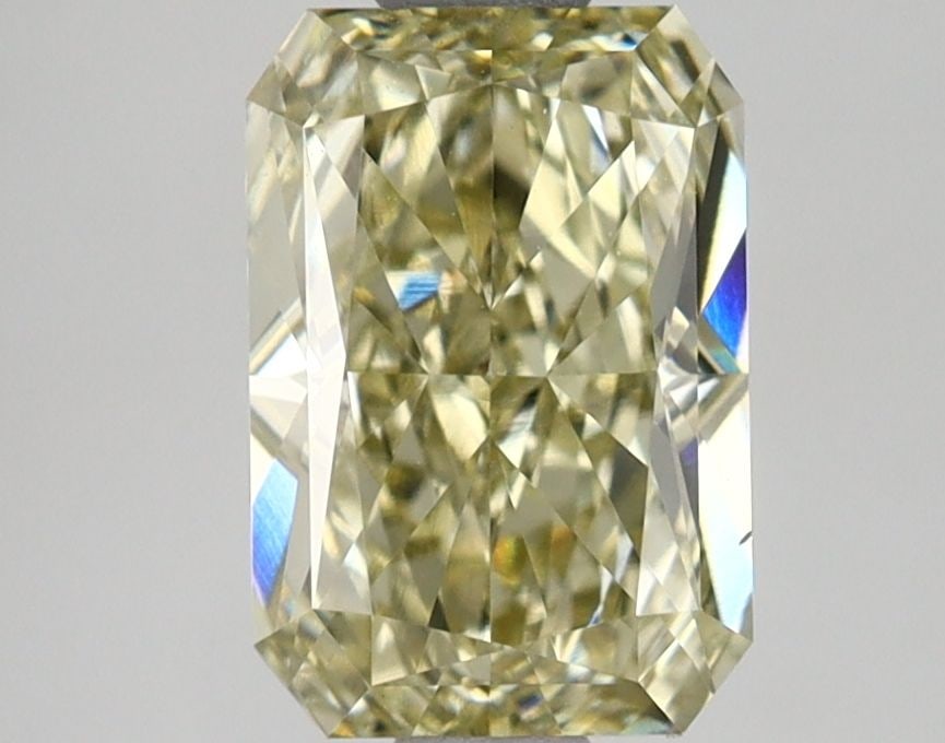 Loose Diamond - RADIANT 1.51ct Fancy Intense Yellow VS1: Loose Diamond - RADIANT 1.51ct Fancy Intense Yellow VS1 Source: This is a real non-mined Diamond that has been grown in a lab Shape: RADIANT Carats: 1.51 Color: Fancy Intense Yellow Certification: IGI