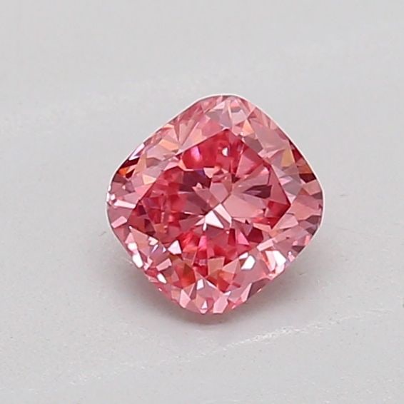 Loose Diamond - CUSHION MODIFIED 0.27ct Fancy Vivid Pink VVS2: Loose Diamond - CUSHION MODIFIED 0.27ct Fancy Vivid Pink VVS2 Source: This is a real non-mined Diamond that has been grown in a lab Shape: CUSHION MODIFIED Carats: 0.27 Color: Fancy Vivid Pink Certifi
