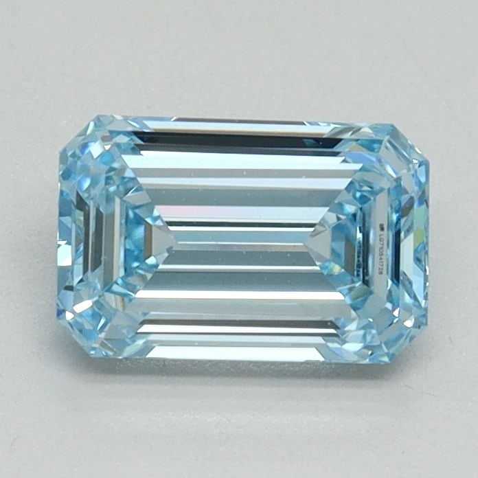 Loose Diamond - EMERALD 1.05ct Fancy Intense Blue VS1: Loose Diamond - EMERALD 1.05ct Fancy Intense Blue VS1 Source: This is a real non-mined Diamond that has been grown in a lab Shape: EMERALD Carats: 1.05 Color: Fancy Intense Blue Certification: IGI Vid