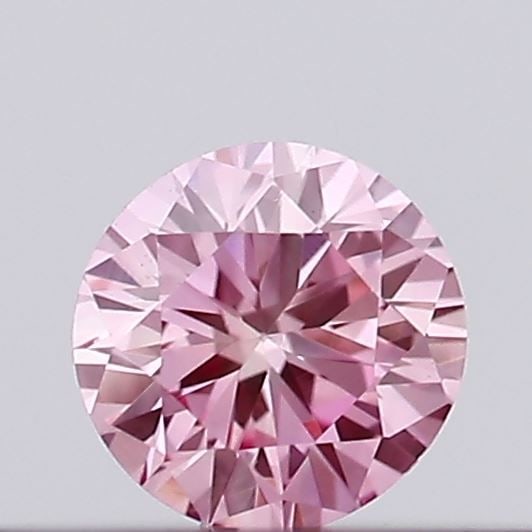 Loose Diamond - ROUND 0.11ct Fancy Vivid Pink VS1: Loose Diamond - ROUND 0.11ct Fancy Vivid Pink VS1 Source: This is a real non-mined Diamond that has been grown in a lab Shape: ROUND Carats: 0.11 Color: Fancy Vivid Pink Certification: IGI Video: