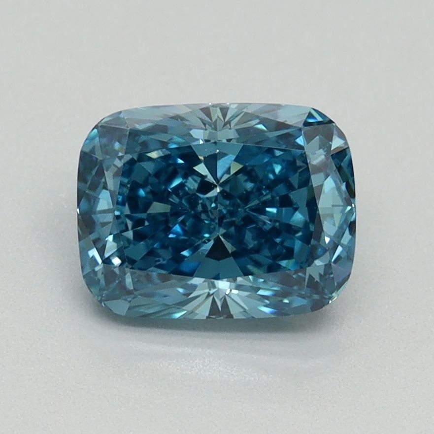 Loose Diamond - CUSHION MODIFIED 1.51ct Fancy Vivid Blue VS2: Loose Diamond - CUSHION MODIFIED 1.51ct Fancy Vivid Blue VS2 Source: This is a real non-mined Diamond that has been grown in a lab Shape: CUSHION MODIFIED Carats: 1.51 Color: Fancy Vivid Blue Certific