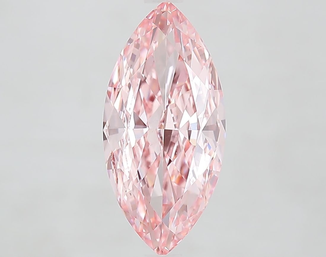 Loose Diamond - MARQUISE 3.01ct Fancy Vivid Pink VS1: Loose Diamond - MARQUISE 3.01ct Fancy Vivid Pink VS1 Source: This is a real non-mined Diamond that has been grown in a lab Shape: MARQUISE Carats: 3.01 Color: Fancy Vivid Pink Certification: IGI The D