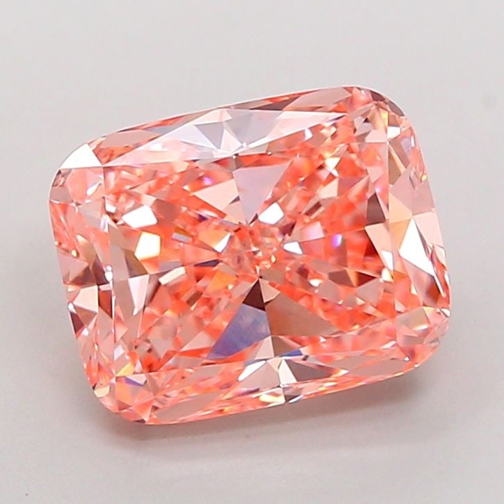 Loose Diamond - CUSHION MODIFIED 5.01ct Fancy Vivid Pink VVS2: Loose Diamond - CUSHION MODIFIED 5.01ct Fancy Vivid Pink VVS2 Source: This is a real non-mined Diamond that has been grown in a lab Shape: CUSHION MODIFIED Carats: 5.01 Color: Fancy Vivid Pink Certifi