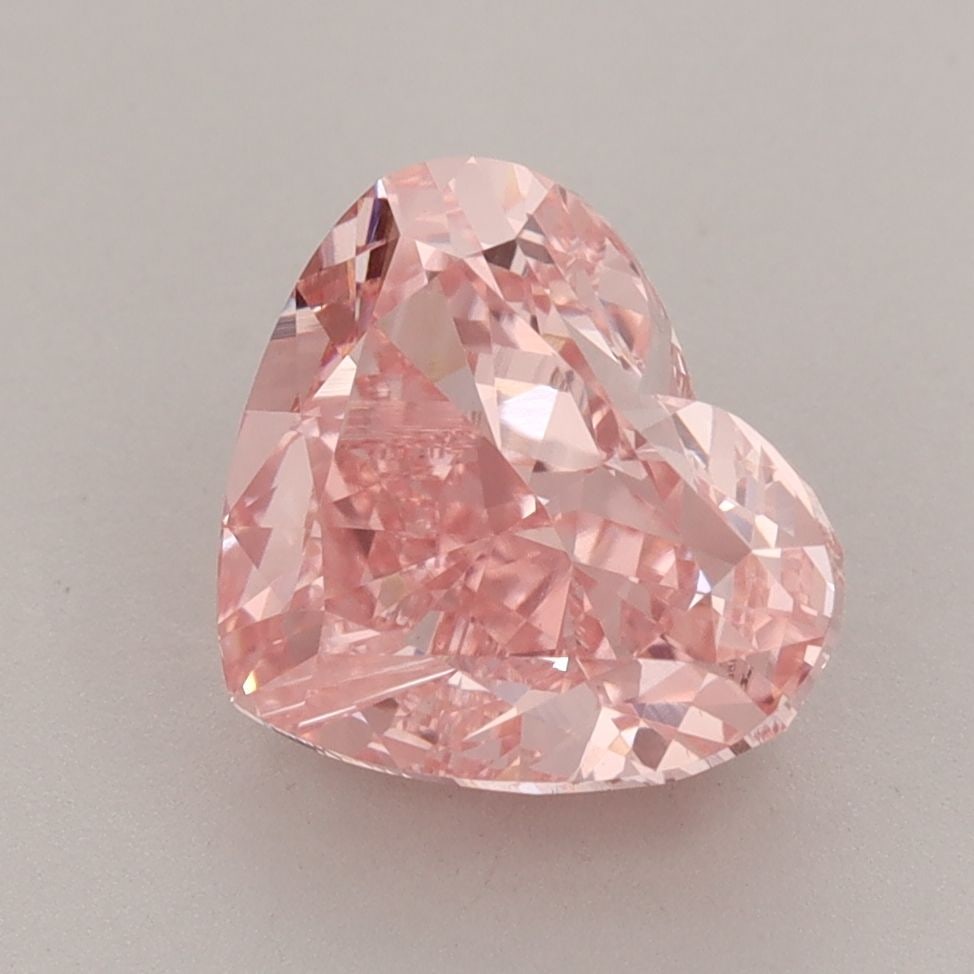 Loose Diamond - HEART 3.53ct Fancy Vivid Pink VVS2: Loose Diamond - HEART 3.53ct Fancy Vivid Pink VVS2 Source: This is a real non-mined Diamond that has been grown in a lab Shape: HEART Carats: 3.53 Color: Fancy Vivid Pink Certification: IGI Video: