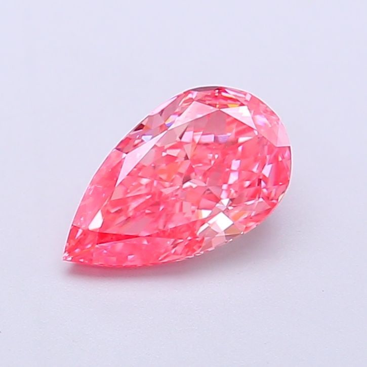 Loose Diamond - PEAR 1.02ct Fancy Vivid Pink VS1: Loose Diamond - PEAR 1.02ct Fancy Vivid Pink VS1 Source: This is a real non-mined Diamond that has been grown in a lab Shape: PEAR Carats: 1.02 Color: Fancy Vivid Pink Certification: IGI Video: