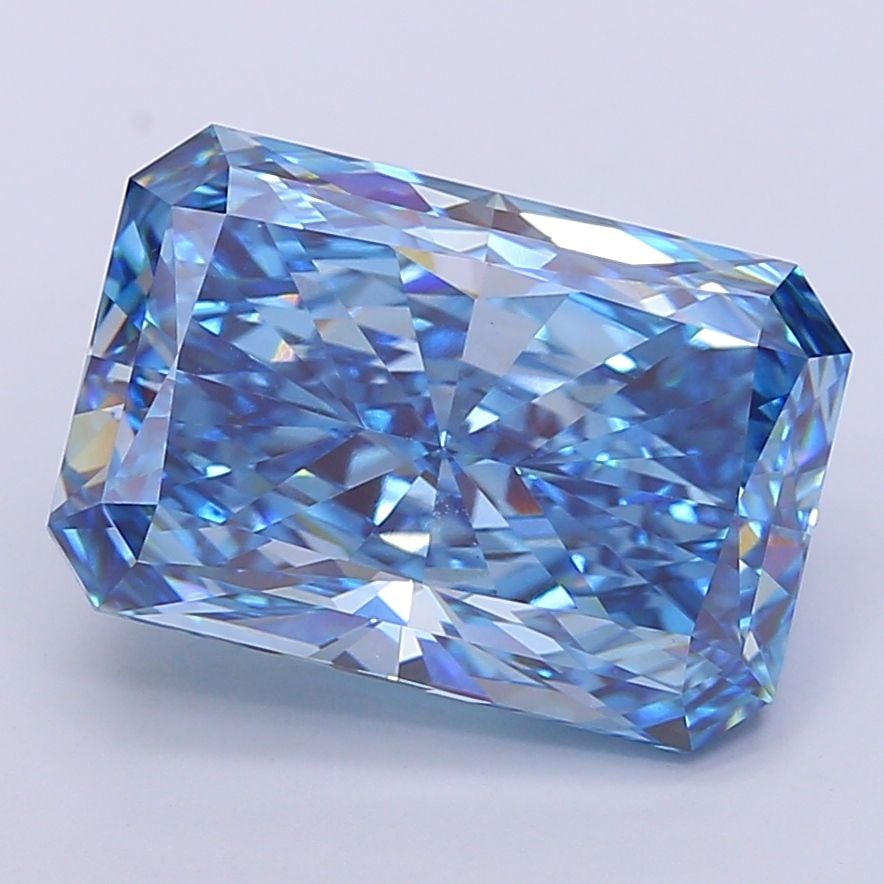 Loose Diamond - PRINCESS 14.8ct Fancy Vivid Blue VS2: Loose Diamond - PRINCESS 14.8ct Fancy Vivid Blue VS2 Source: This is a real non-mined Diamond that has been grown in a lab Shape: PRINCESS Carats: 14.8 Color: Fancy Vivid Blue Certification: IGI Video