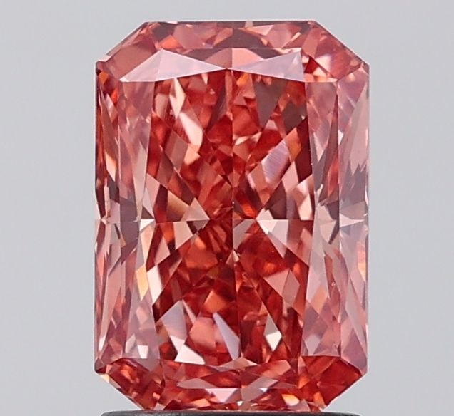 Loose Diamond - RADIANT 2.03ct Fancy Vivid Brownish Pink VS2: Loose Diamond - RADIANT 2.03ct Fancy Vivid Brownish Pink VS2 Source: This is a real non-mined Diamond that has been grown in a lab Shape: RADIANT Carats: 2.03 Color: Fancy Vivid Brownish Pink Certific