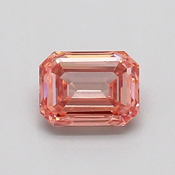 Loose Diamond - EMERALD 0.55ct Fancy Intense Brownish Pink VVS2: Loose Diamond - EMERALD 0.55ct Fancy Intense Brownish Pink VVS2 Source: This is a real non-mined Diamond that has been grown in a lab Shape: EMERALD Carats: 0.55 Color: Fancy Intense Brownish Pink Cer