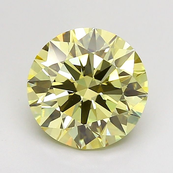 Ideal Loose Diamond - ROUND 2.52ct Fancy Yellow VVS2: Ideal Loose Diamond - ROUND 2.52ct Fancy Yellow VVS2 Source: This is a real non-mined Diamond that has been grown in a lab Shape: ROUND Carats: 2.52 Color: Fancy Yellow Certification: IGI Video: