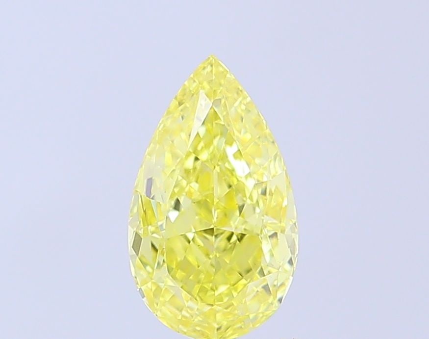 Loose Diamond - PEAR 1.54ct Fancy Vivid Yellow VS1: Loose Diamond - PEAR 1.54ct Fancy Vivid Yellow VS1 Source: This is a real non-mined Diamond that has been grown in a lab Shape: PEAR Carats: 1.54 Color: Fancy Vivid Yellow Certification: IGI Video: