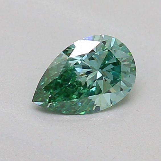 Loose Diamond - PEAR 0.21ct Fancy Vivid Green SI2: Loose Diamond - PEAR 0.21ct Fancy Vivid Green SI2 Source: This is a real non-mined Diamond that has been grown in a lab Shape: PEAR Carats: 0.21 Color: Fancy Vivid Green Certification: IGI The Diamond