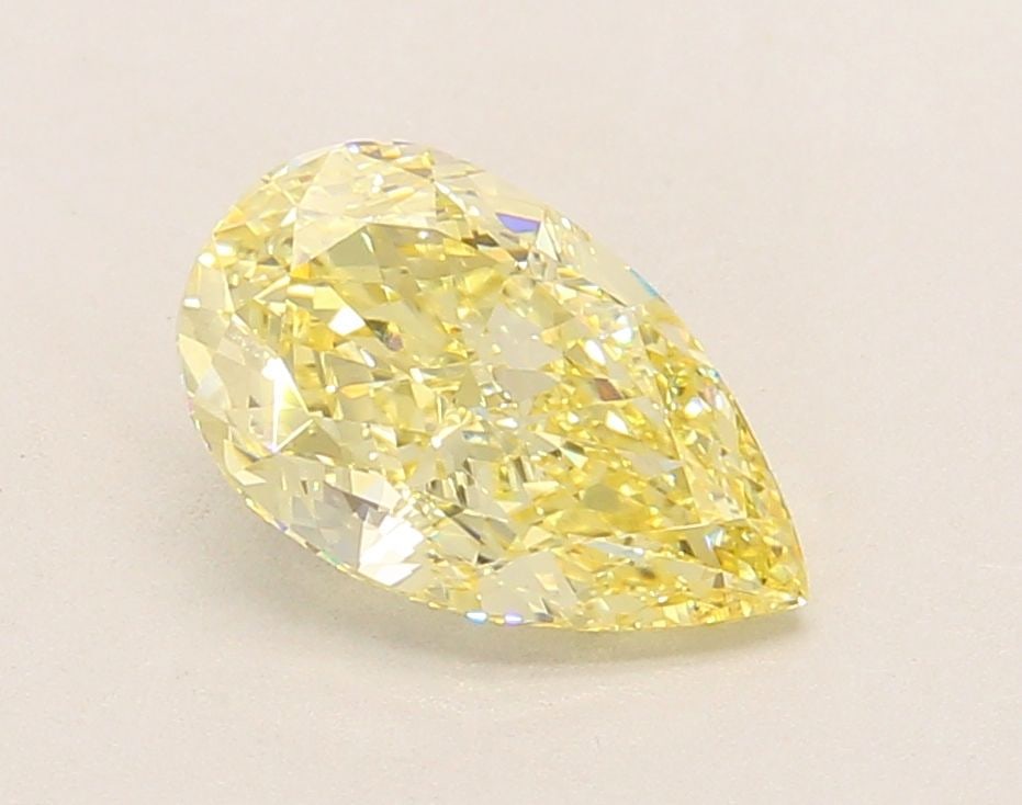 Loose Diamond - PEAR 1.8ct Fancy Light Yellow VS1: Loose Diamond - PEAR 1.8ct Fancy Light Yellow VS1 Source: This is a real non-mined Diamond that has been grown in a lab Shape: PEAR Carats: 1.8 Color: Fancy Light Yellow Certification: IGI Video: