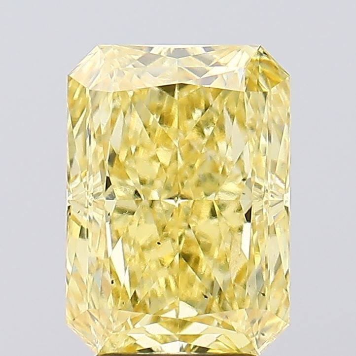 Loose Diamond - RADIANT 4.11ct Fancy Vivid Yellow SI1: Loose Diamond - RADIANT 4.11ct Fancy Vivid Yellow SI1 Source: This is a real non-mined Diamond that has been grown in a lab Shape: RADIANT Carats: 4.11 Color: Fancy Vivid Yellow Certification: IGI Vid