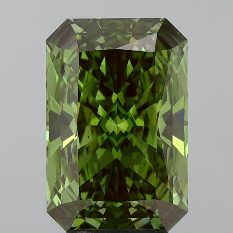 Loose Diamond - RADIANT 4.01ct Fancy Intense Green VS2: Loose Diamond - RADIANT 4.01ct Fancy Intense Green VS2 Source: This is a real non-mined Diamond that has been grown in a lab Shape: RADIANT Carats: 4.01 Color: Fancy Intense Green Certification: IGI V