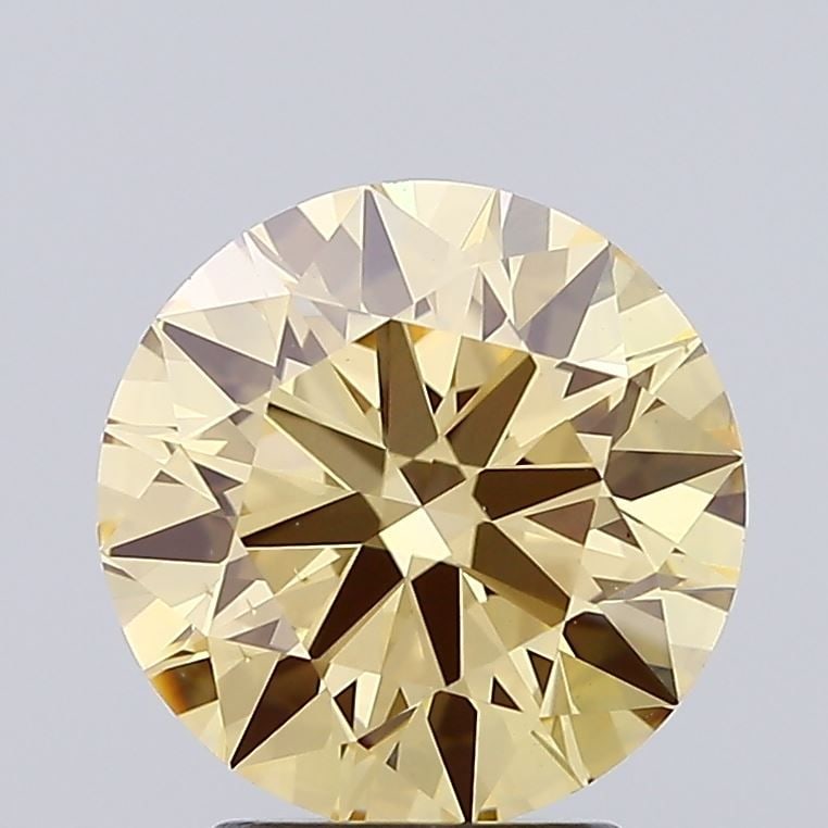 Ideal Loose Diamond - ROUND 3.02ct Fancy Brownish Yellow VS2: Ideal Loose Diamond - ROUND 3.02ct Fancy Brownish Yellow VS2 Source: This is a real non-mined Diamond that has been grown in a lab Shape: ROUND Carats: 3.02 Color: Fancy Brownish Yellow Certification: