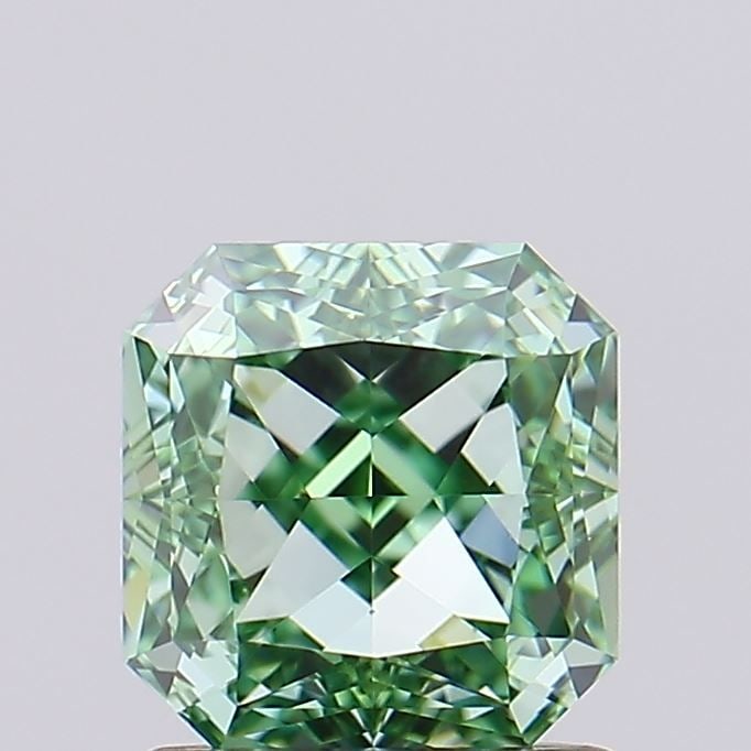 Loose Diamond - SQUARE RADIANT 1.39ct Fancy Vivid Green FL: Loose Diamond - SQUARE RADIANT 1.39ct Fancy Vivid Green FL Source: This is a real non-mined Diamond that has been grown in a lab Shape: SQUARE RADIANT Carats: 1.39 Color: Fancy Vivid Green Certificati