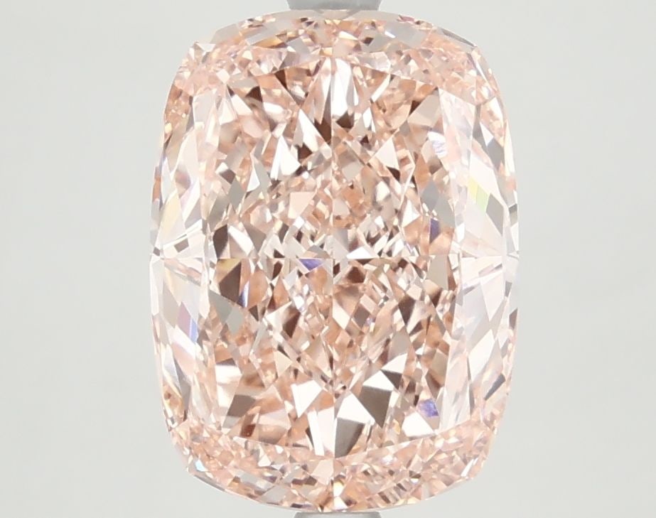 Loose Diamond - CUSHION MODIFIED 4.12ct Fancy Intense Pink VVS2: Loose Diamond - CUSHION MODIFIED 4.12ct Fancy Intense Pink VVS2 Source: This is a real non-mined Diamond that has been grown in a lab Shape: CUSHION MODIFIED Carats: 4.12 Color: Fancy Intense Pink Cer