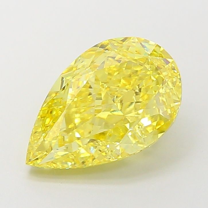 Loose Diamond - PEAR 4.19ct Fancy Vivid Yellow VS1: Loose Diamond - PEAR 4.19ct Fancy Vivid Yellow VS1 Source: This is a real non-mined Diamond that has been grown in a lab Shape: PEAR Carats: 4.19 Color: Fancy Vivid Yellow Certification: IGI Video: