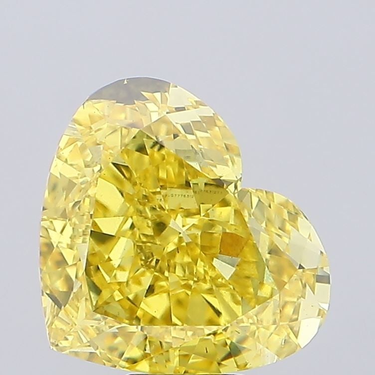 Loose Diamond - HEART 10.08ct Fancy Vivid Yellow VS2: Loose Diamond - HEART 10.08ct Fancy Vivid Yellow VS2 Source: This is a real non-mined Diamond that has been grown in a lab Shape: HEART Carats: 10.08 Color: Fancy Vivid Yellow Certification: IGI Video