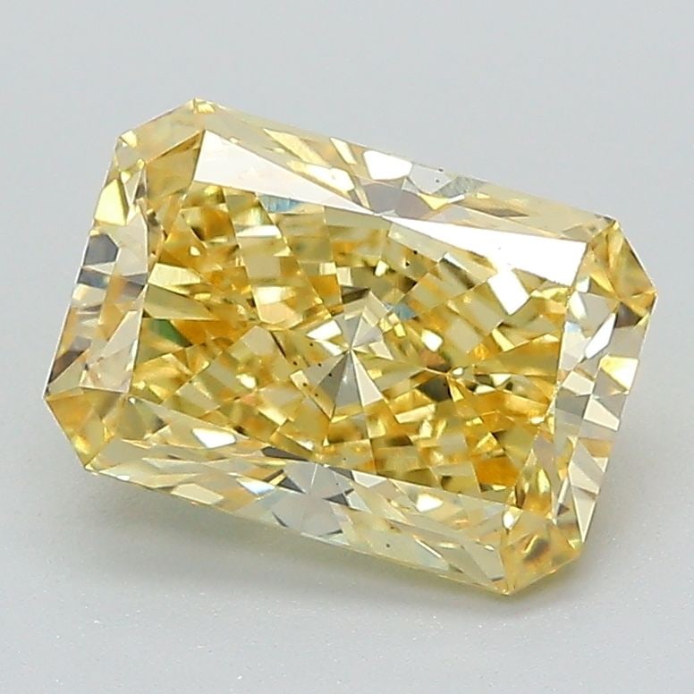 Loose Diamond - RADIANT 2.07ct Fancy Vivid Yellow VS2: Loose Diamond - RADIANT 2.07ct Fancy Vivid Yellow VS2 Source: This is a real non-mined Diamond that has been grown in a lab Shape: RADIANT Carats: 2.07 Color: Fancy Vivid Yellow Certification: IGI Vid