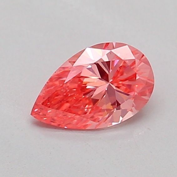 Loose Diamond - PEAR 0.26ct Fancy Vivid Pink VS2: Loose Diamond - PEAR 0.26ct Fancy Vivid Pink VS2 Source: This is a real non-mined Diamond that has been grown in a lab Shape: PEAR Carats: 0.26 Color: Fancy Vivid Pink Certification: IGI The Diamond D